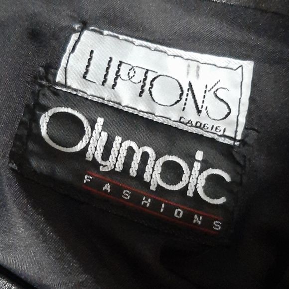 Vintage leather skirt size 4 with pockets! - Picture 5 of 6